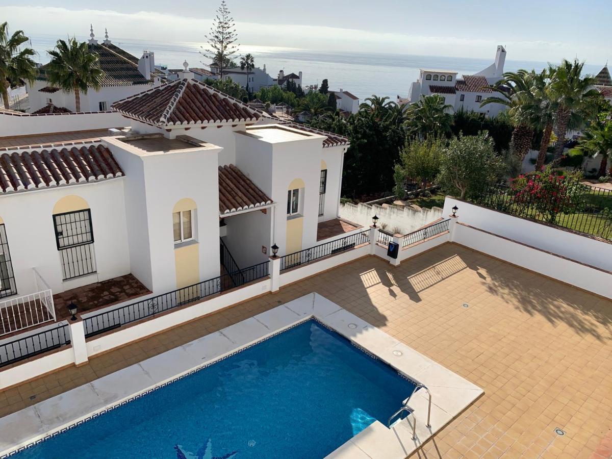 Playa Burriana, Tva Terasser, Havsutsikt, Pool Nerja Ngoại thất bức ảnh