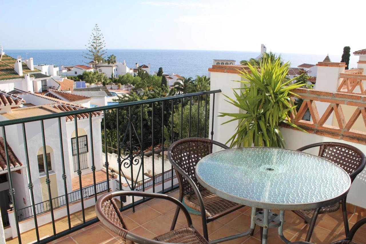 Playa Burriana, Tva Terasser, Havsutsikt, Pool Nerja Ngoại thất bức ảnh