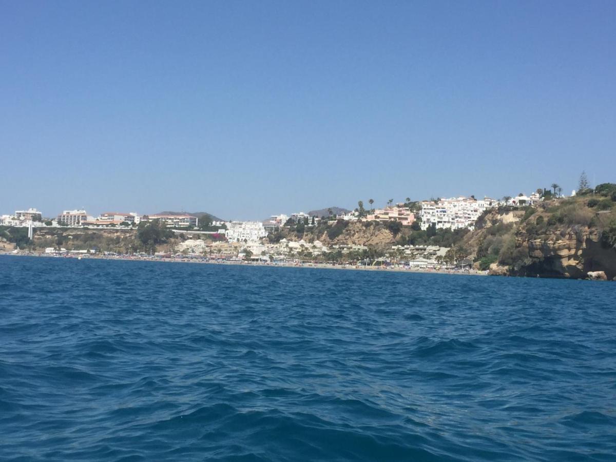 Playa Burriana, Tva Terasser, Havsutsikt, Pool Nerja Ngoại thất bức ảnh