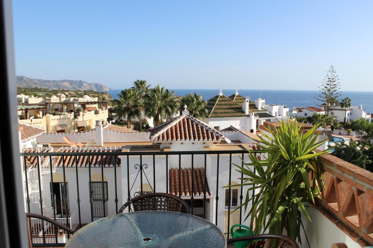Playa Burriana, Tva Terasser, Havsutsikt, Pool Nerja Ngoại thất bức ảnh